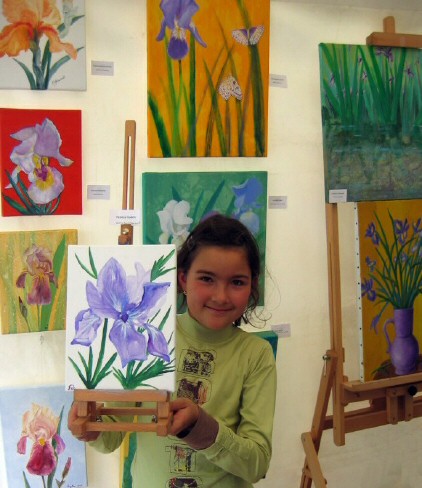 l'iris de son papa, Fabrice