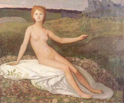 Lesprance (1872)  Pierre Puvis de Chavanne  colombe de la paix par Pierrette Benoit du Thillier en Vexin