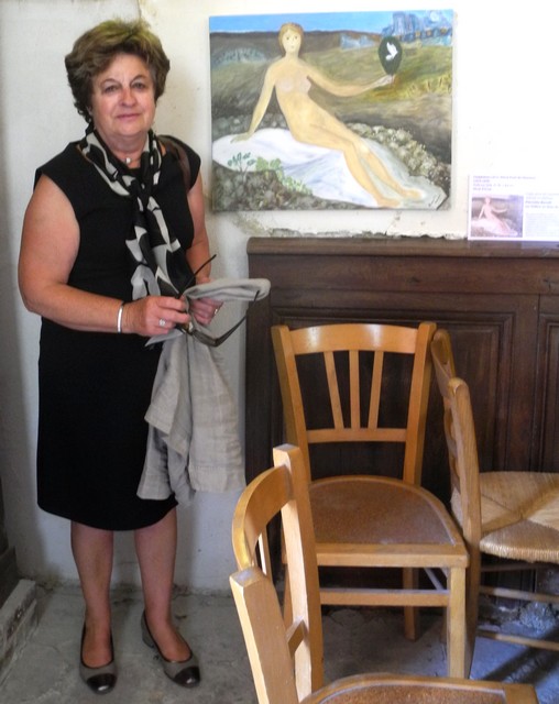 Exposition Eglise de Guerny lors de la Fte de la peinture 2015 du dpartement de l'Eure 