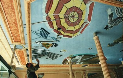 quelques jours plus tard, Frédéric Lère amène un peu de couleur. Photo Gerald