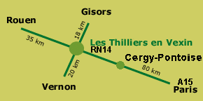 directions pour aller  La Ferme Derly