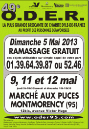 Le plus grand et le plus excitant march aux puces caritatif d'Ile de France